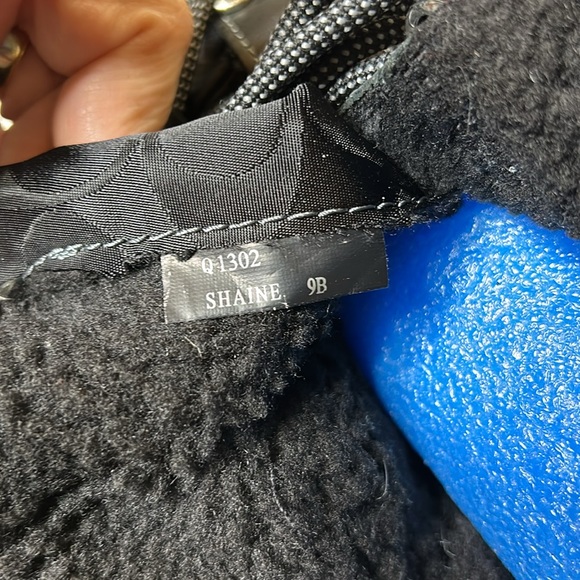 COACH SHAINE SIGNATURE WOMENS BOOTS WINTER RAIN SNOW BLACK LACE UP FLEECE LINED - Picture 8 of 10